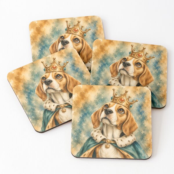Item preview, Beagle King Portrait designed and sold by prettykaler.