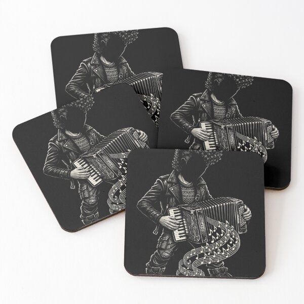Item preview, 80s Synth Retro Accordion Player Art designed and sold by M.Store.