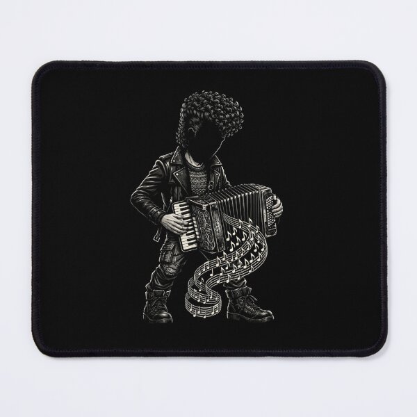Item preview, 80s Synth Retro Accordion Player Art designed and sold by M.Store.