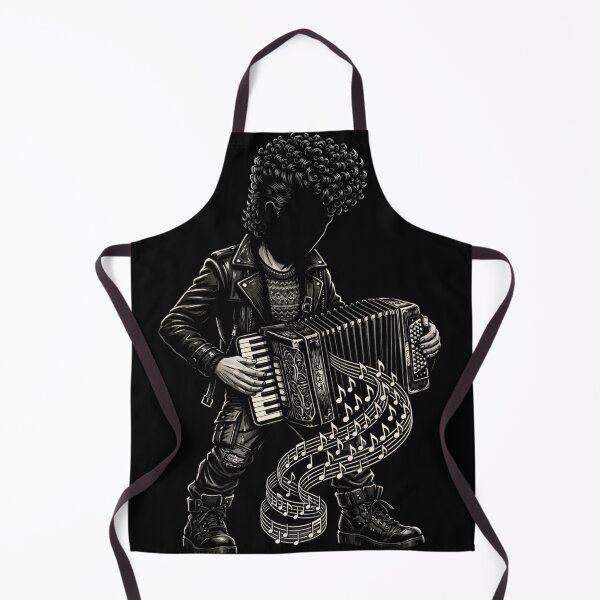 Item preview, 80s Synth Retro Accordion Player Art designed and sold by M.Store.