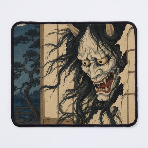 Item preview, Hannya Tattered Wrath - Vintage Japanese Ukiyo-e Woodblock Print Style designed and sold by bapupa.