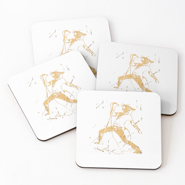 Item preview, Rockstar Cat Playing Electric Guitar designed and sold by HBDStudio.