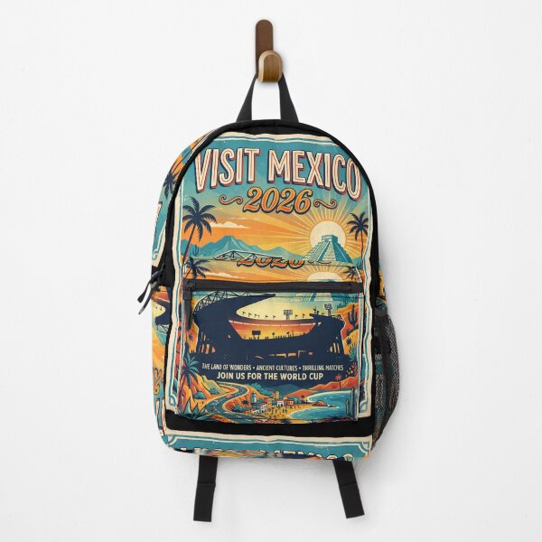 Item preview, Visit Mexico 2026 — Vintage Travel Poster World Cup Football designed and sold by David Mateo ArtWorks.
