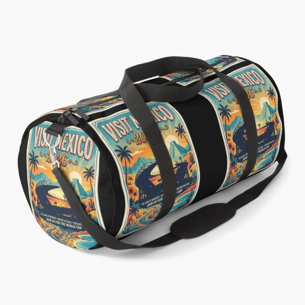 Item preview, Visit Mexico 2026 — Vintage Travel Poster World Cup Football designed and sold by David Mateo ArtWorks.