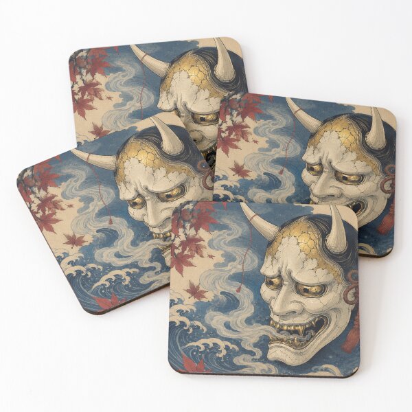 Item preview, Hannya Gilded Scorn - Vintage Japanese Ukiyo-e Woodblock Print Style designed and sold by bapupa.