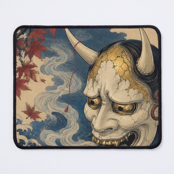 Item preview, Hannya Gilded Scorn - Vintage Japanese Ukiyo-e Woodblock Print Style designed and sold by bapupa.
