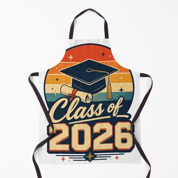 Item preview, Class of 2026 Retro Graduation Sunset T-Shirt designed and sold by VibrantVisionM.