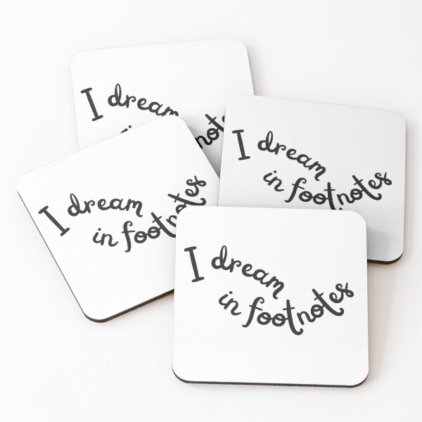 Item preview, I Dream in Footnotes designed and sold by Kelderhouse.