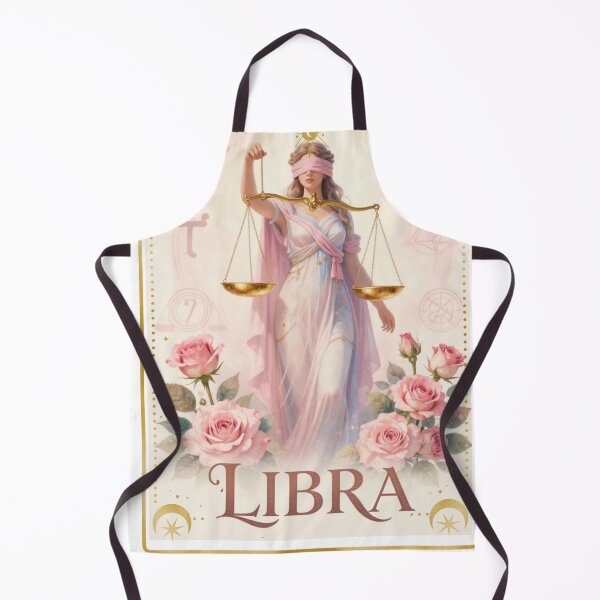 Item preview, Libra Zodiac Goddess Aesthetic - Soft Pink Justice and Roses Art designed and sold by Atlasoloji.