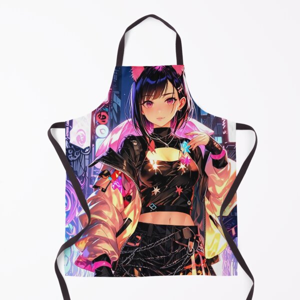 Item preview, Sueños de neón de waifus cyberpunk designed and sold by AnimDream .