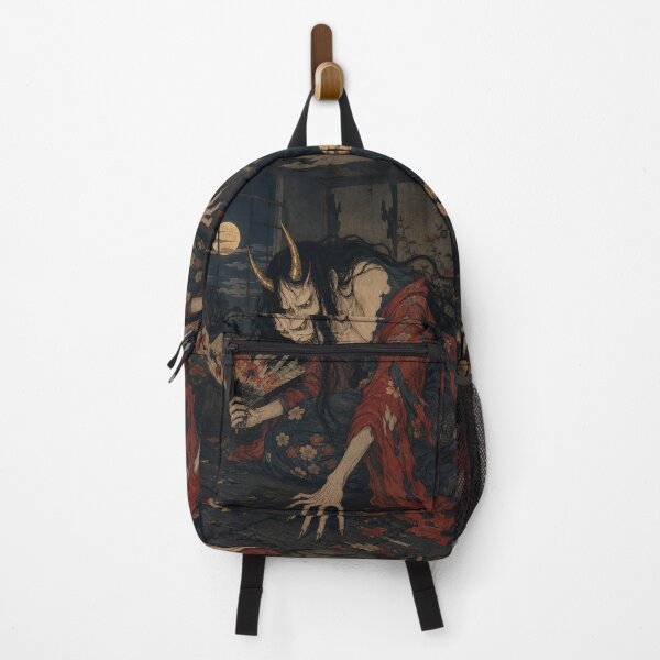 Item preview, Hannya Demon Shadowed Silk - Vintage Japanese Ukiyo-e Woodblock Print Style designed and sold by bapupa.