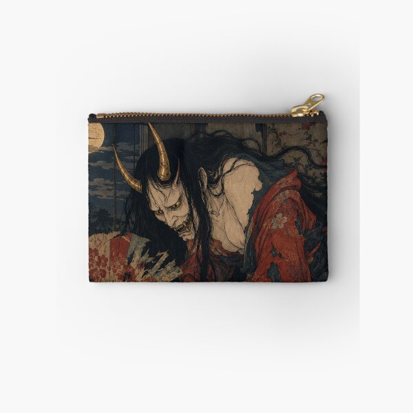 Item preview, Hannya Demon Shadowed Silk - Vintage Japanese Ukiyo-e Woodblock Print Style designed and sold by bapupa.