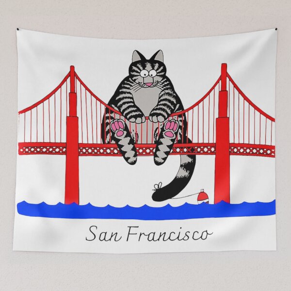 Item preview, Vintage Ryan Gosling Cat Golden Gate Bridge Cat Lover designed and sold by tarryHery.