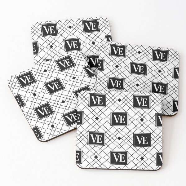 Item preview, Monogram Old Money Black White Pattern designed and sold by Ve & Co.