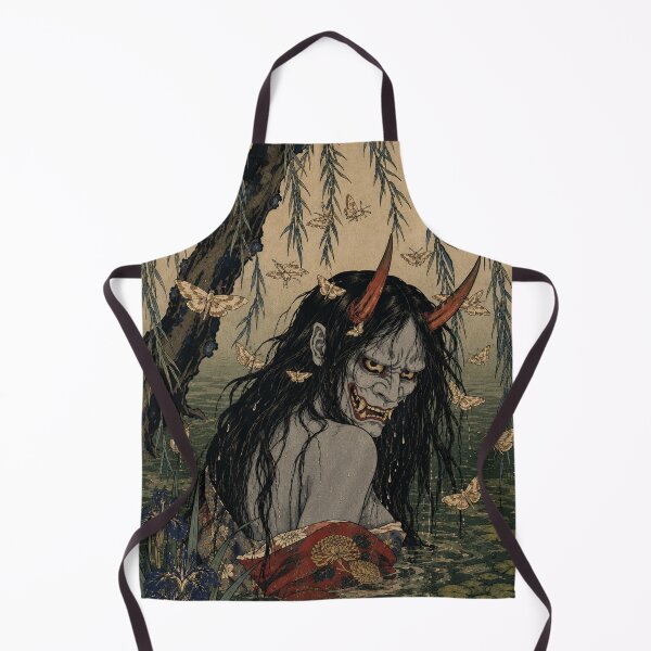 Item preview, Hannya Demon Swamp Spirit - Vintage Japanese Ukiyo-e Woodblock Print Style designed and sold by bapupa.