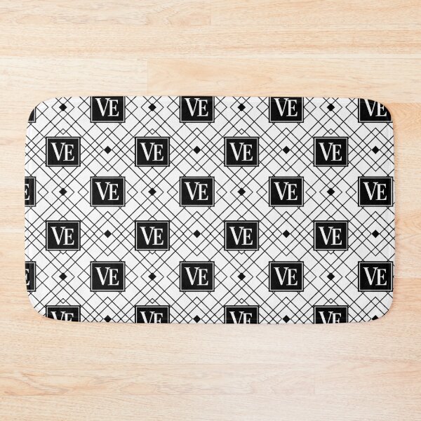 Item preview, Monogram Old Money Black White Pattern designed and sold by Ve & Co.