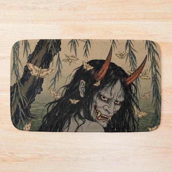 Item preview, Hannya Demon Swamp Spirit - Vintage Japanese Ukiyo-e Woodblock Print Style designed and sold by bapupa.