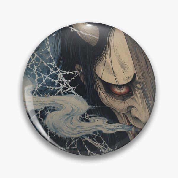 Item preview, Hannya Demon Attic Lurker - Vintage Japanese Ukiyo-e Woodblock Print Style designed and sold by bapupa.