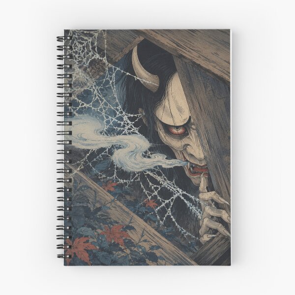 Item preview, Hannya Demon Attic Lurker - Vintage Japanese Ukiyo-e Woodblock Print Style designed and sold by bapupa.