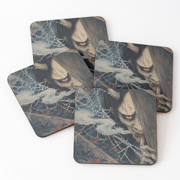 Item preview, Hannya Demon Attic Lurker - Vintage Japanese Ukiyo-e Woodblock Print Style designed and sold by bapupa.