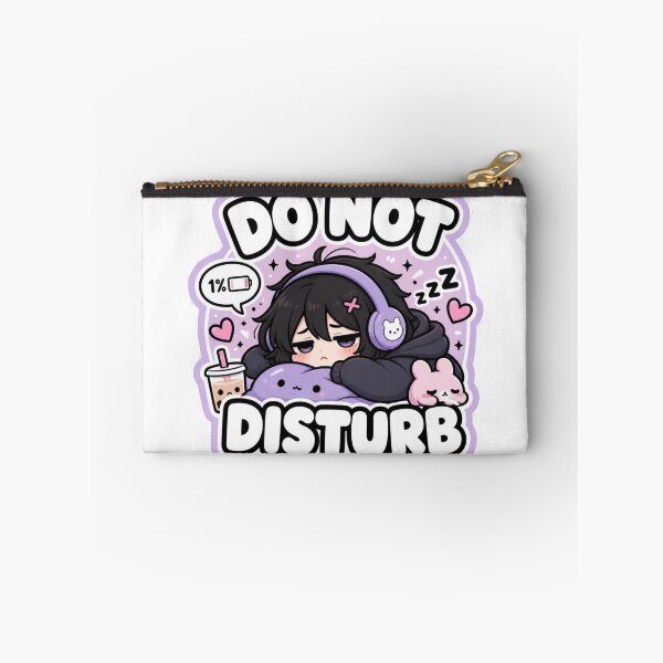 Item preview, Do Not Disturb Funny Minimal Aesthetic Sticker designed and sold by Sticker Sprout.