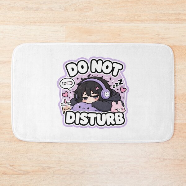Item preview, Do Not Disturb Funny Minimal Aesthetic Sticker designed and sold by Sticker Sprout.