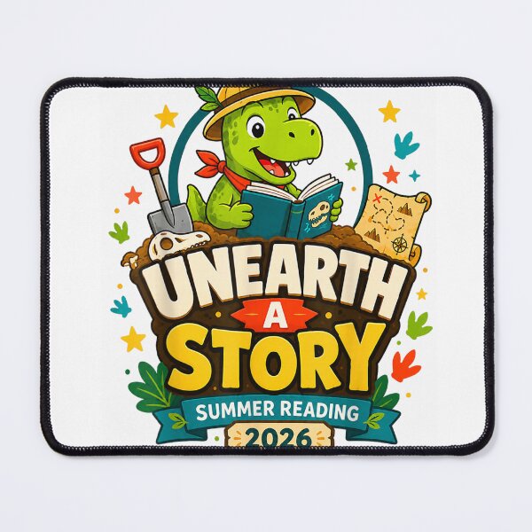 Item preview, Unearth A Story Summer Reading 2026 Reading Book designed and sold by Mar1eg.