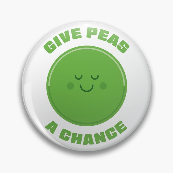Item preview, Give Peas a Chance designed and sold by GoGoPotatoPrint.