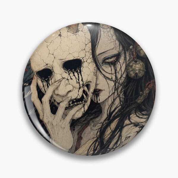 Item preview, Hannya Demon Mask - Vintage Japanese Ukiyo-e Woodblock Print Style designed and sold by bapupa.