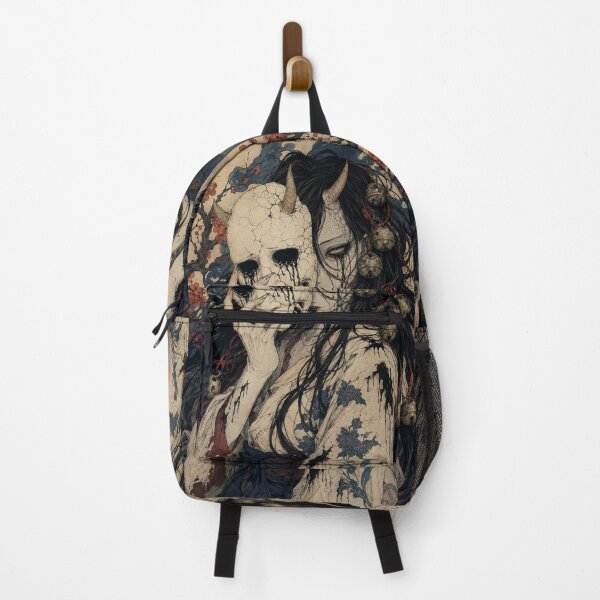 Item preview, Hannya Demon Mask - Vintage Japanese Ukiyo-e Woodblock Print Style designed and sold by bapupa.