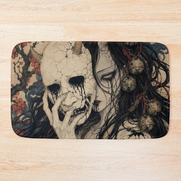 Item preview, Hannya Demon Mask - Vintage Japanese Ukiyo-e Woodblock Print Style designed and sold by bapupa.