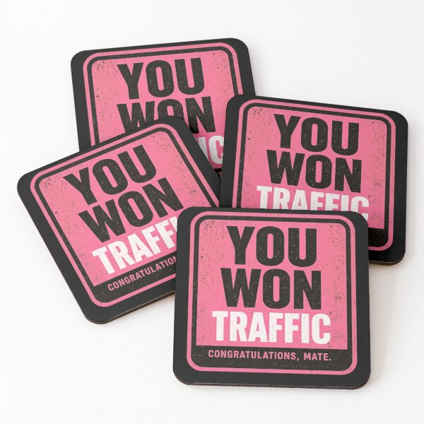 Item preview, You Won Traffic - Road Sign Print - Pink  designed and sold by Spiralite.