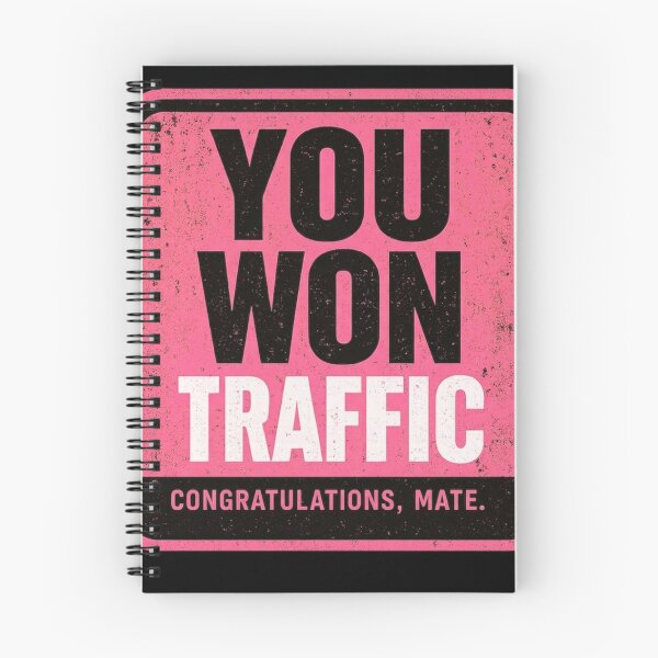 Item preview, You Won Traffic - Road Sign Print - Pink  designed and sold by Spiralite.