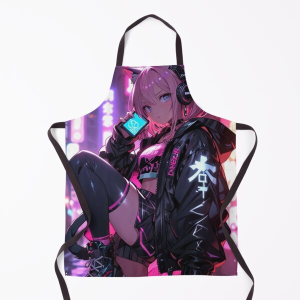 Item preview, Futuristic Gamer Catgirl Anime designed and sold by AnimDream .