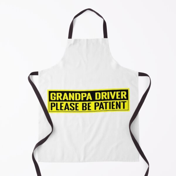 Item preview, Tesla Car bumper Grandpa Driver  Please Be Patient  designed and sold by ramwebroom.