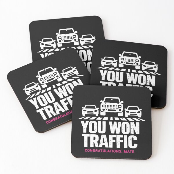 Item preview, You Won Traffic - Utes - Pink designed and sold by Spiralite.