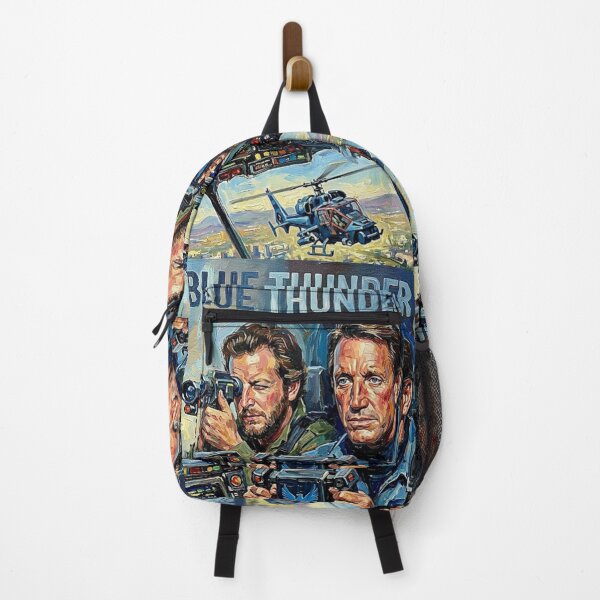 Item preview, Sky Patrol – Blue Thunder Fine Art Print designed and sold by Art's Diner.