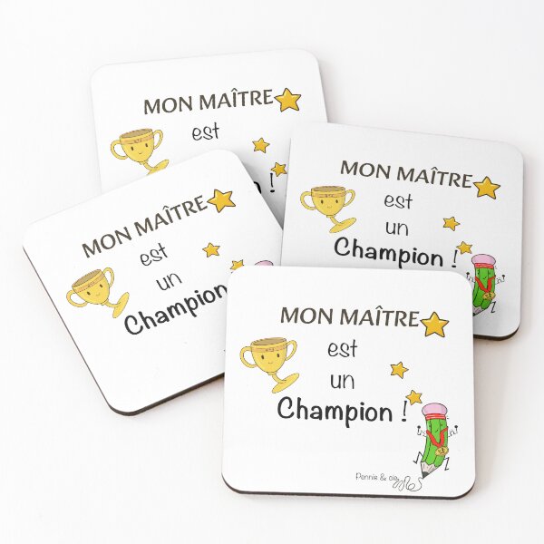 Item preview, My teacher is a champion – gift idea for primary school teachers designed and sold by Pennie & cie.