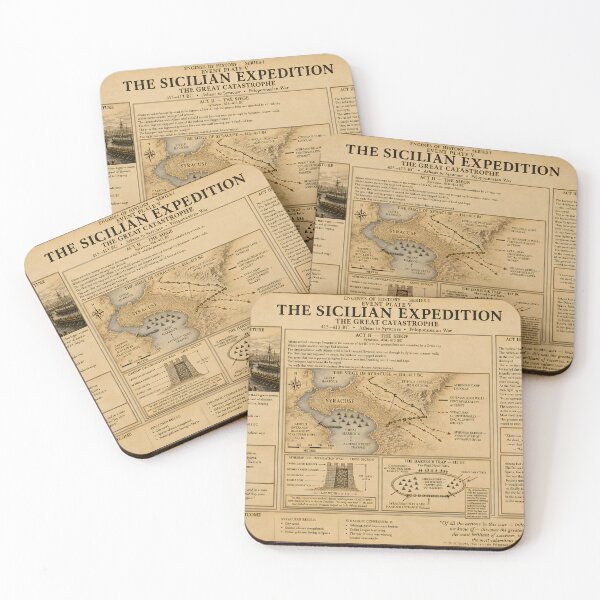 Item preview, The Sicilian Expedition. Event Plate V. The Great Catastrophe. 415–413 BC. Engines of History Series I designed and sold by The Painted Fence.