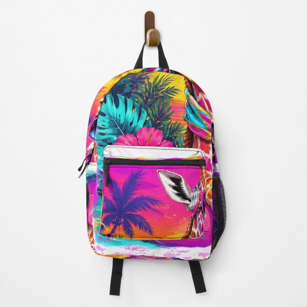 Item preview, Tropical Giraffe Scarf Sunset Beach Vacation Graphic designed and sold by OlitaMart.