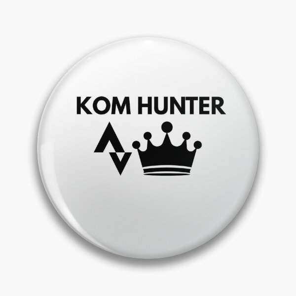 Item preview, KOM HUNTER strava cycling meme designed and sold by cyclingmania.