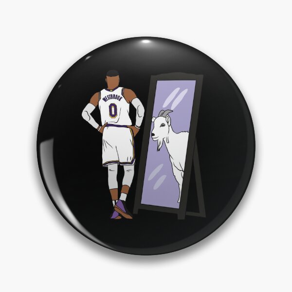 Item preview, Russell Westbrook Mirror Goat Basketball Poster Design Today designed and sold by JayLagwe.