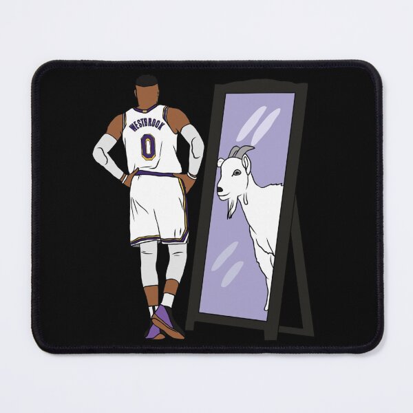 Item preview, Russell Westbrook Mirror Goat Basketball Poster Design Today designed and sold by JayLagwe.