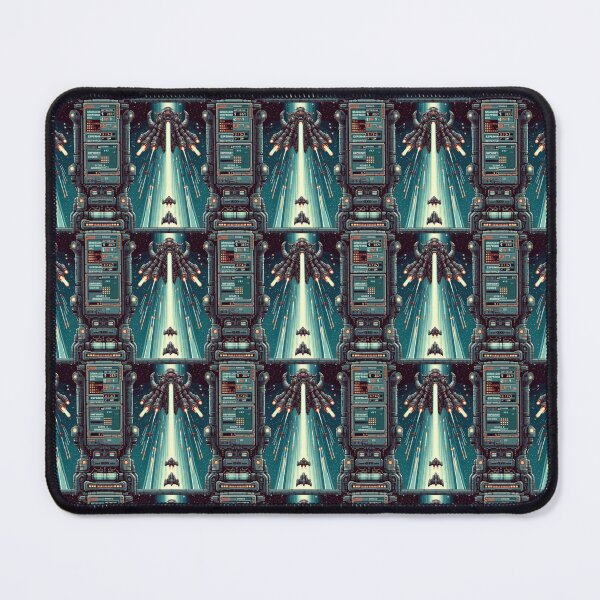 Item preview, Pixel Space Invader Boss Fight Retro Gaming designed and sold by EchoWave11.