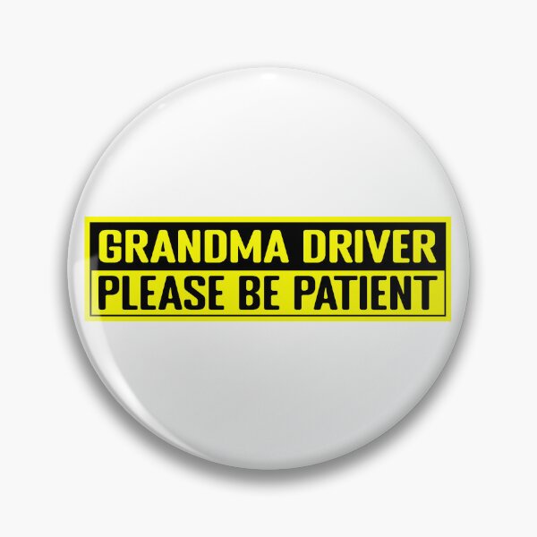 Item preview, Tesla Car bumper Grandma Driver  Please Be Patient  designed and sold by ramwebroom.
