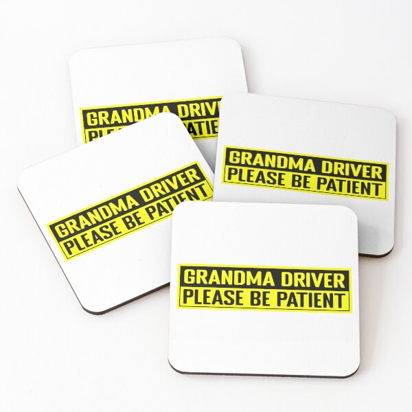 Item preview, Tesla Car bumper Grandma Driver  Please Be Patient  designed and sold by ramwebroom.