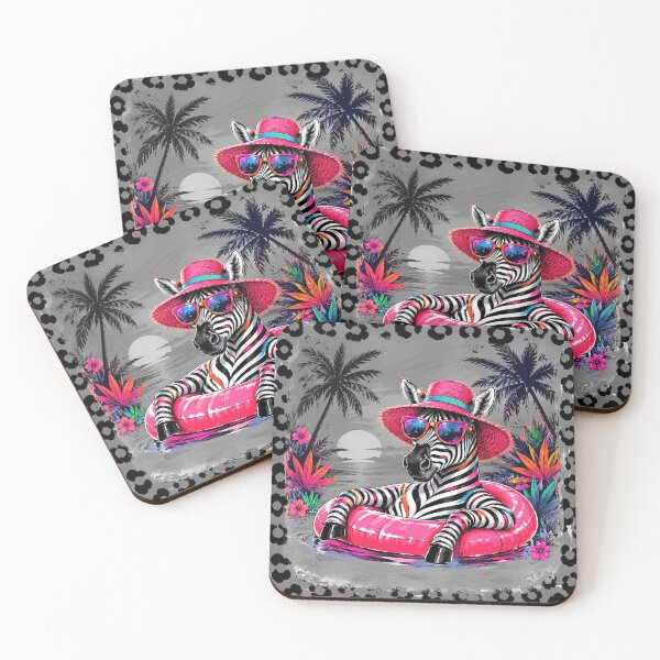 Item preview, Tropical Zebra Summer Beach Vacation Inflatable Graphic designed and sold by OlitaMart.