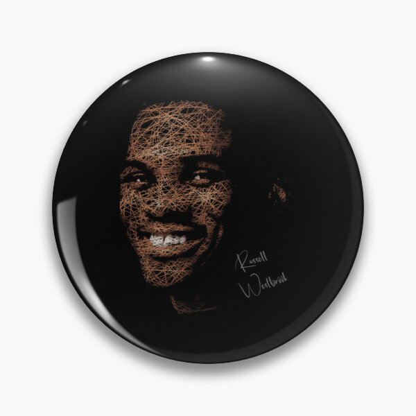 Item preview, Russell Westbrook Dark Portrait Basketball Poster Design Today designed and sold by JayLagwe.