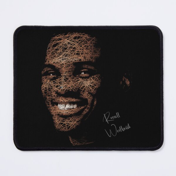 Item preview, Russell Westbrook Dark Portrait Basketball Poster Design Today designed and sold by JayLagwe.