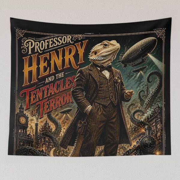 Item preview, Professor Henry and the Tentacles of Terror designed and sold by AikenDrum.